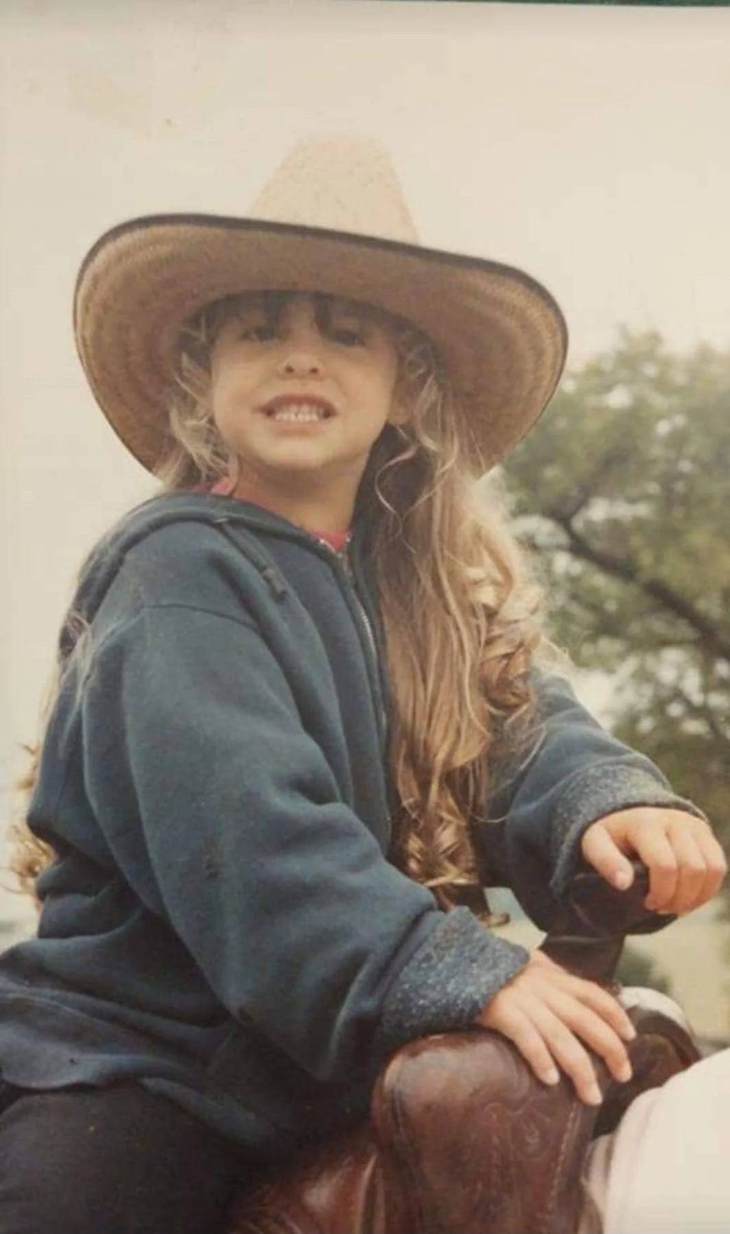 Something&rsquo;s never change for a girl - like a passion for cowboy hats and ponies. 

You can blame my mom and dad for that 💕