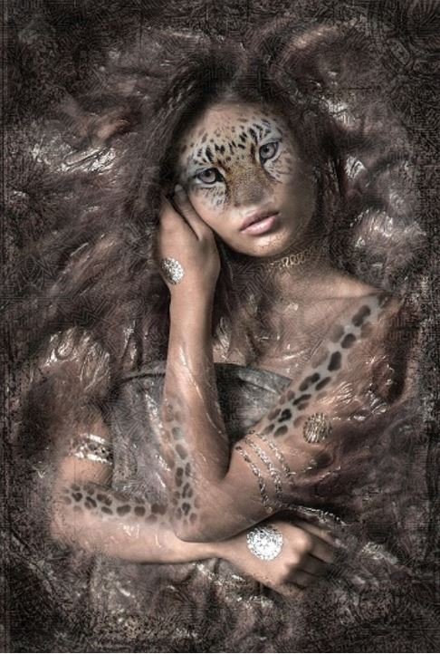 Person shapeshift into leopard