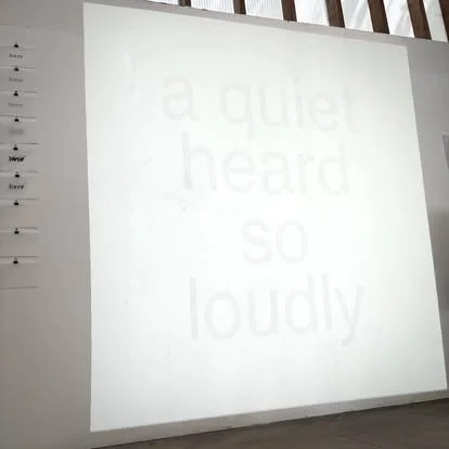 big light letters