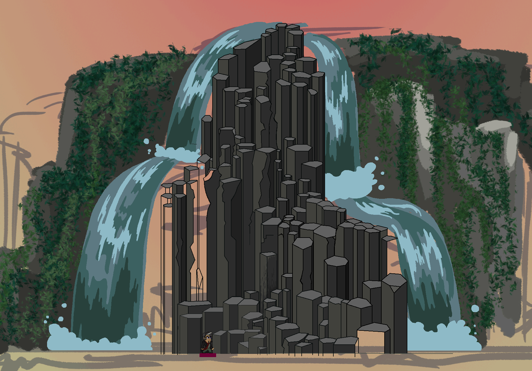 Basalt Bluffs Level Backgrounds