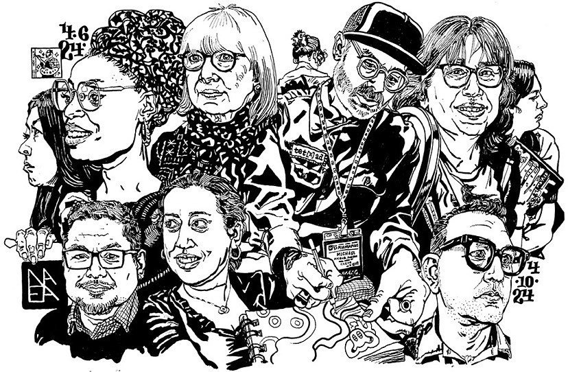 Included with my illustrated notes are the portraits I drew of my friends and colleagues from NAEA. It&rsquo;s always a pleasure to spend time with you all!