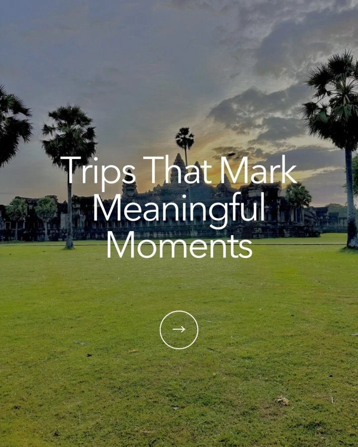 Some trips are meant to mark meaningful moments.

Whether it is a honeymoon, an anniversary, a milestone birthday, or time away with kids and grandparents, these trips carry more emotion and expectation than a typical vacation. The experience needs t