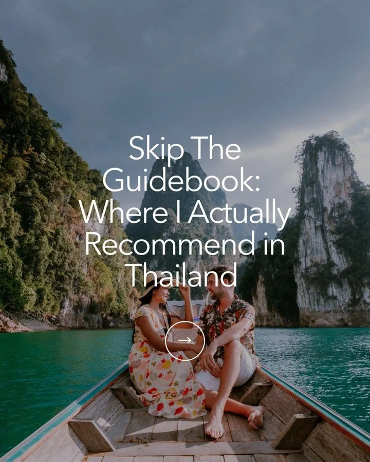 Everyone visits the Grand Palace. It's beautiful, crowded, hot, exhausting. 

The real magic of Thailand isn't in the boxes everyone checks.

Catch sunrise at Wat Phra That Doi Suthep instead. It's quiet. Golden light. Breathtaking. This is the momen