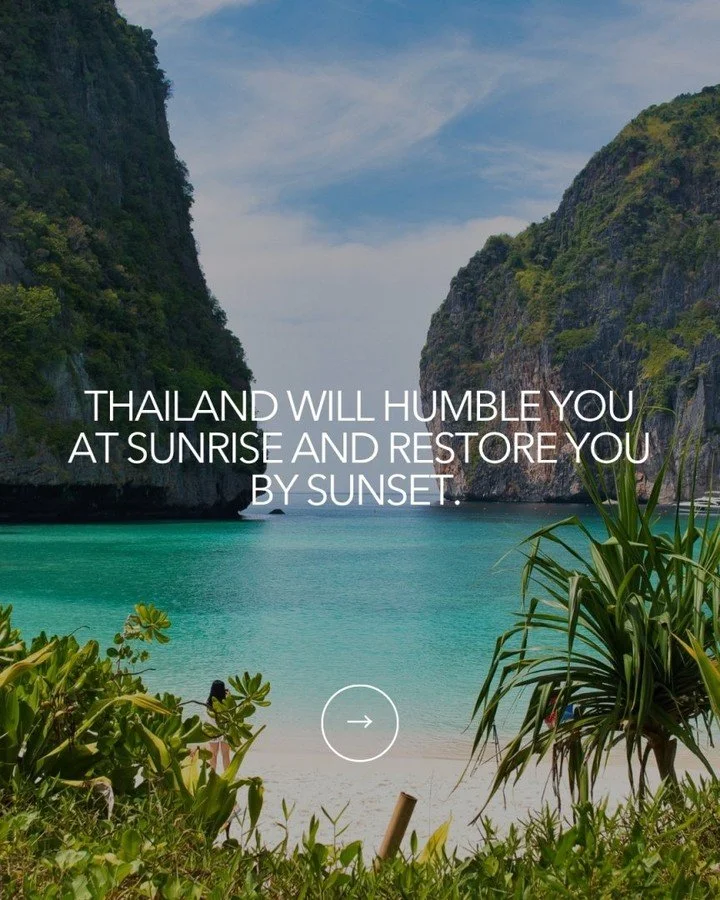 Thailand is calling you. The temples, the beaches, the energy. But you don't want to spend your trip juggling logistics.

You could try to see it all, but it would exhaust you. Depth matters more than quantity.

Thailand designed right means expl