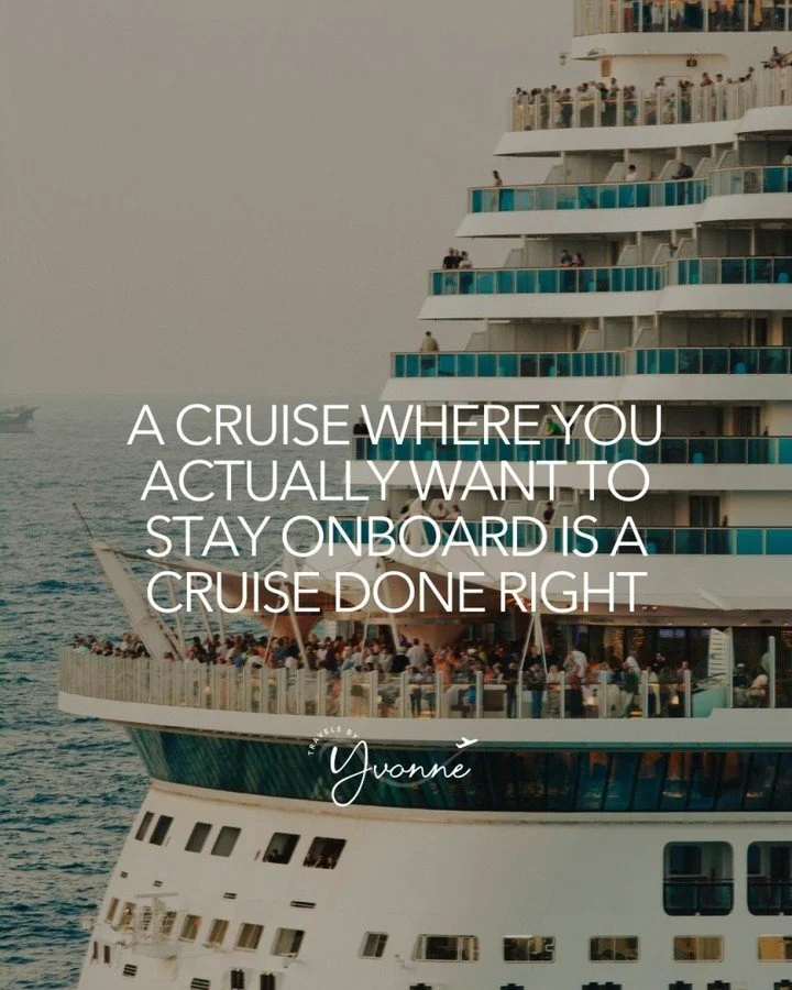 You imagine seamless logistics and waking up in new destinations. 

Then you board a mainstream cruise and realize the cabin's a shoebox, dining is mediocre, and you're packed in with thousands of other people.

Your cabin makes or breaks everyth