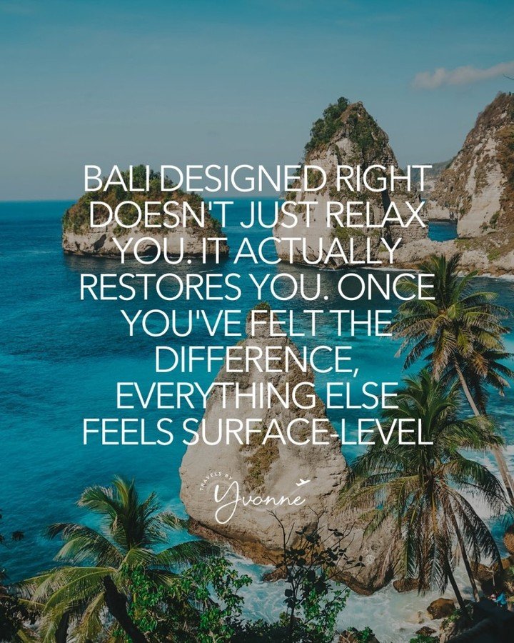 You picture yourself by a pool in paradise. Spa treatments. Balinese culture. But most Bali trips feel rushed because you're stressed about logistics.

A spa day is nice. An actual sanctuary where you can process what you've experienced is transfor