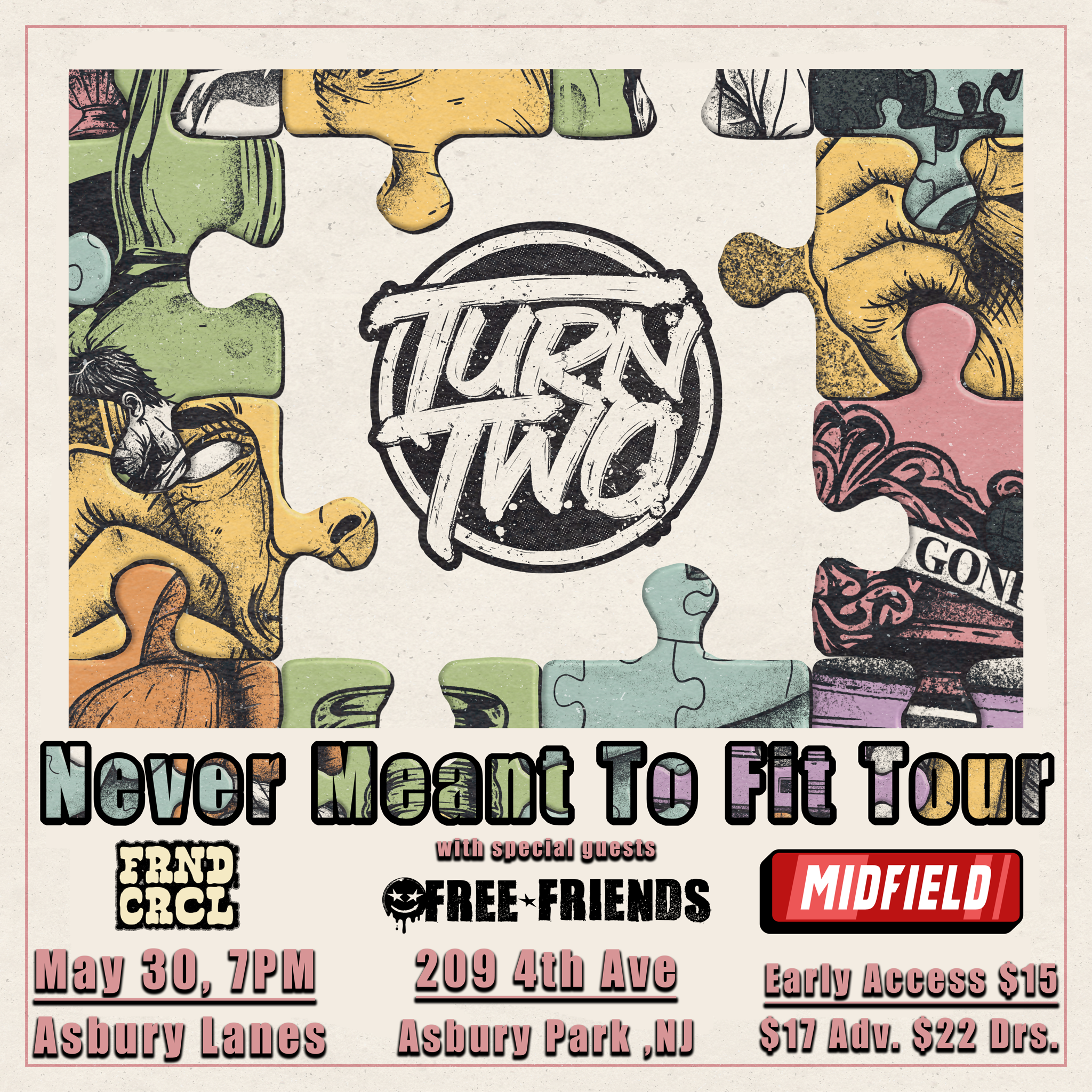 Turn Two with Special Guests at Asbury Lanes