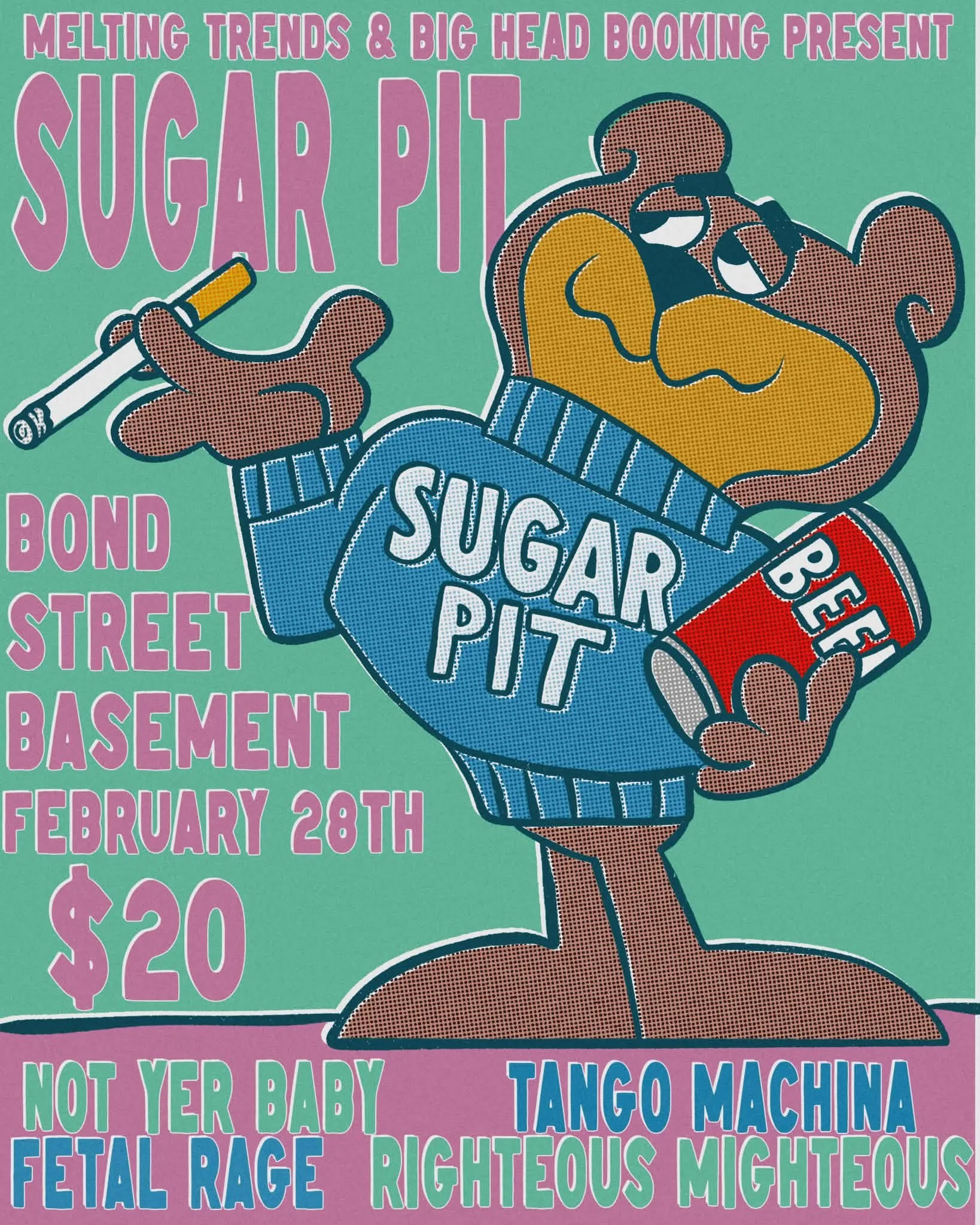 Sugar pit | NOT YER BABY | Tango Machina | Fetal Rage | Righteous Mighteous