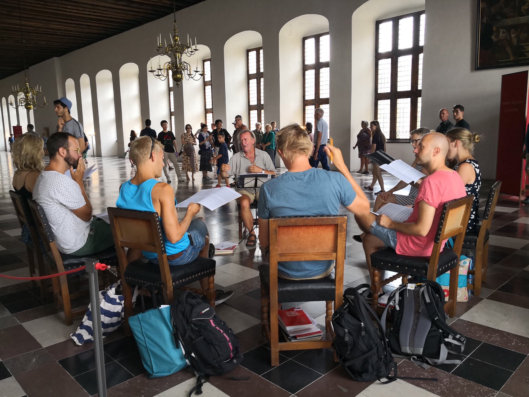 Musica Ficta is holding an open rehearsal in the Dance Hall at Kronborg Castle.