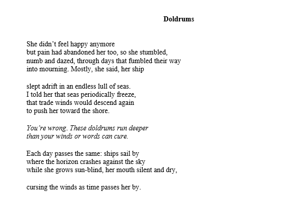 Originally published by the Chicago Writers Association in the Write City Ezine