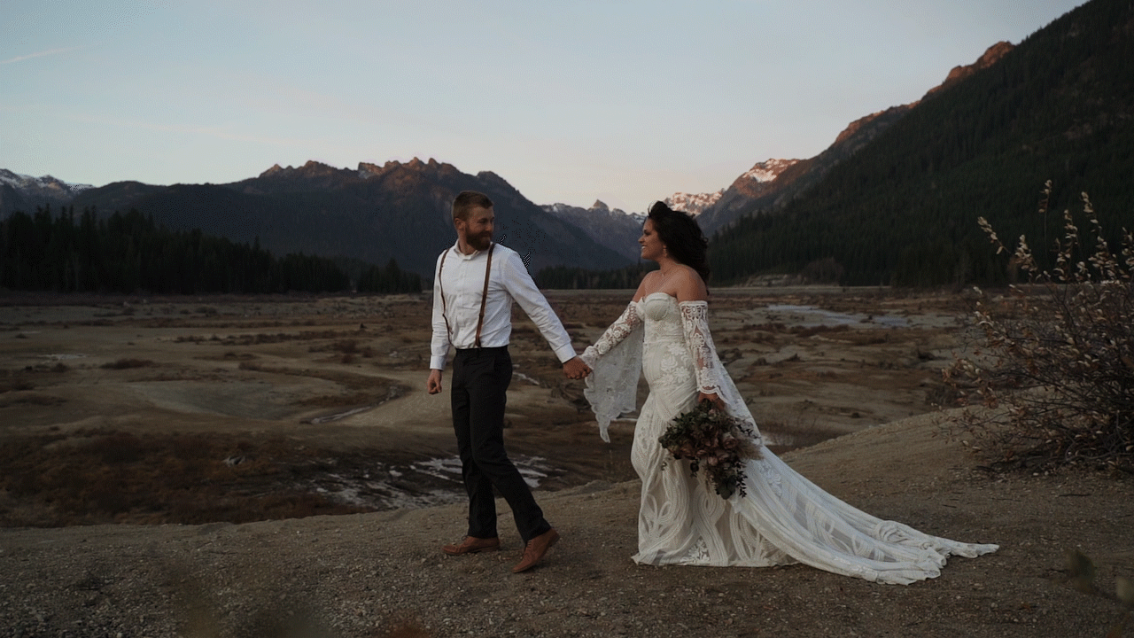 Boho, Pacific Northwest Elopement