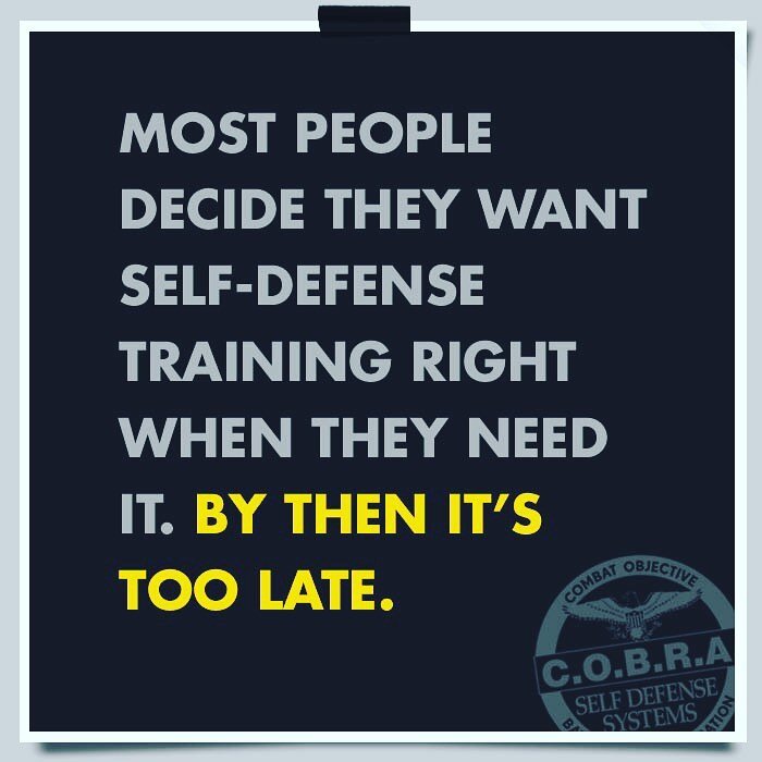 Be Smart, Get trained now! Better to have the &ldquo;tools&rdquo; and not need it than not have it when you need it;)