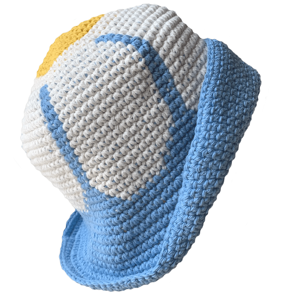 Memorial Day Crocheted Hat Temperature Stripe | Crochet Hats, Bikinis, and Ready-To  main image 4