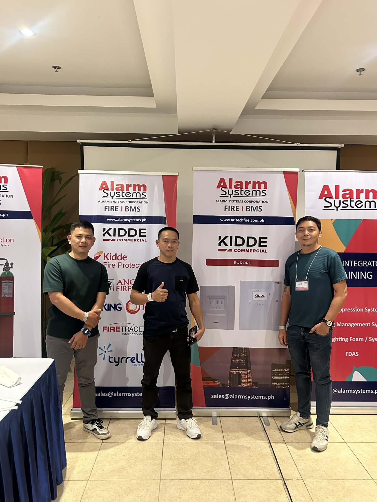 LS RAMOS FDAS team attends system training hosted by Alarm Systems