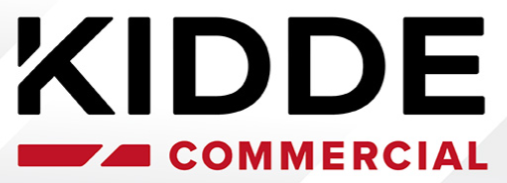 Kidde Commercial logo with black and red text