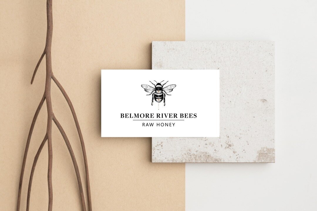 Buzzing business cards for Belmore River Bees. Sending all my love to all the people and animals affected by these floods, including the bees! I hope their home is safe.