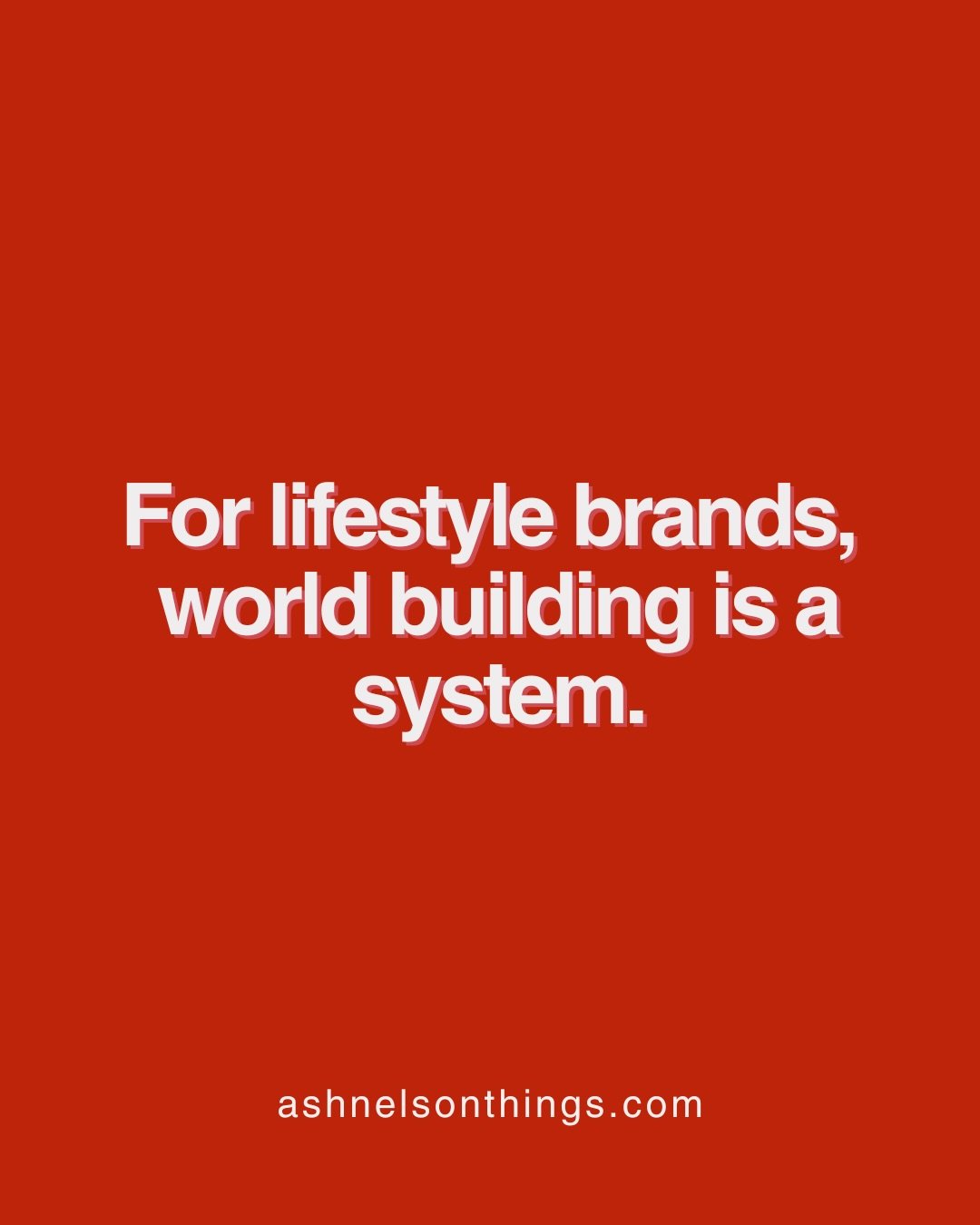 I&rsquo;d add this to my prototype. Developing a lifestyle brand means strategically considering the world the &lsquo;product&rsquo; escapes from. 

My favorite part about this model is that it derives from science fiction. Always leave some room for