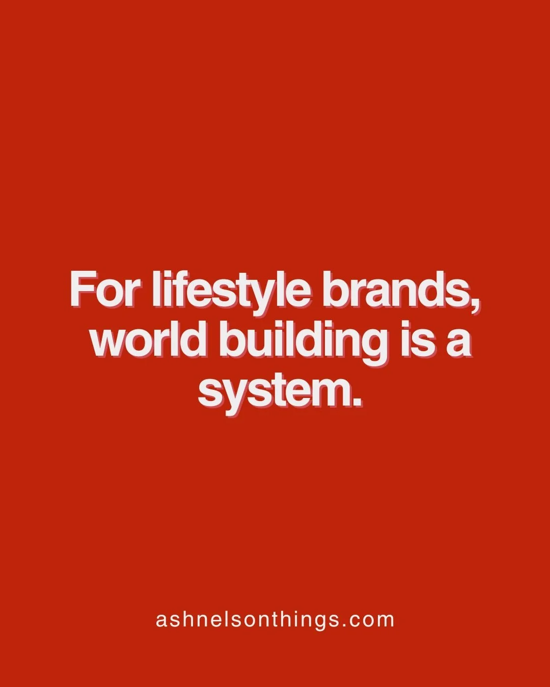 I&rsquo;d add this to my prototype. Developing a lifestyle brand means strategically considering the world the product escapes from. 

My favorite part of this model is it derives from science fiction. Always leave some room for play. Full post on th