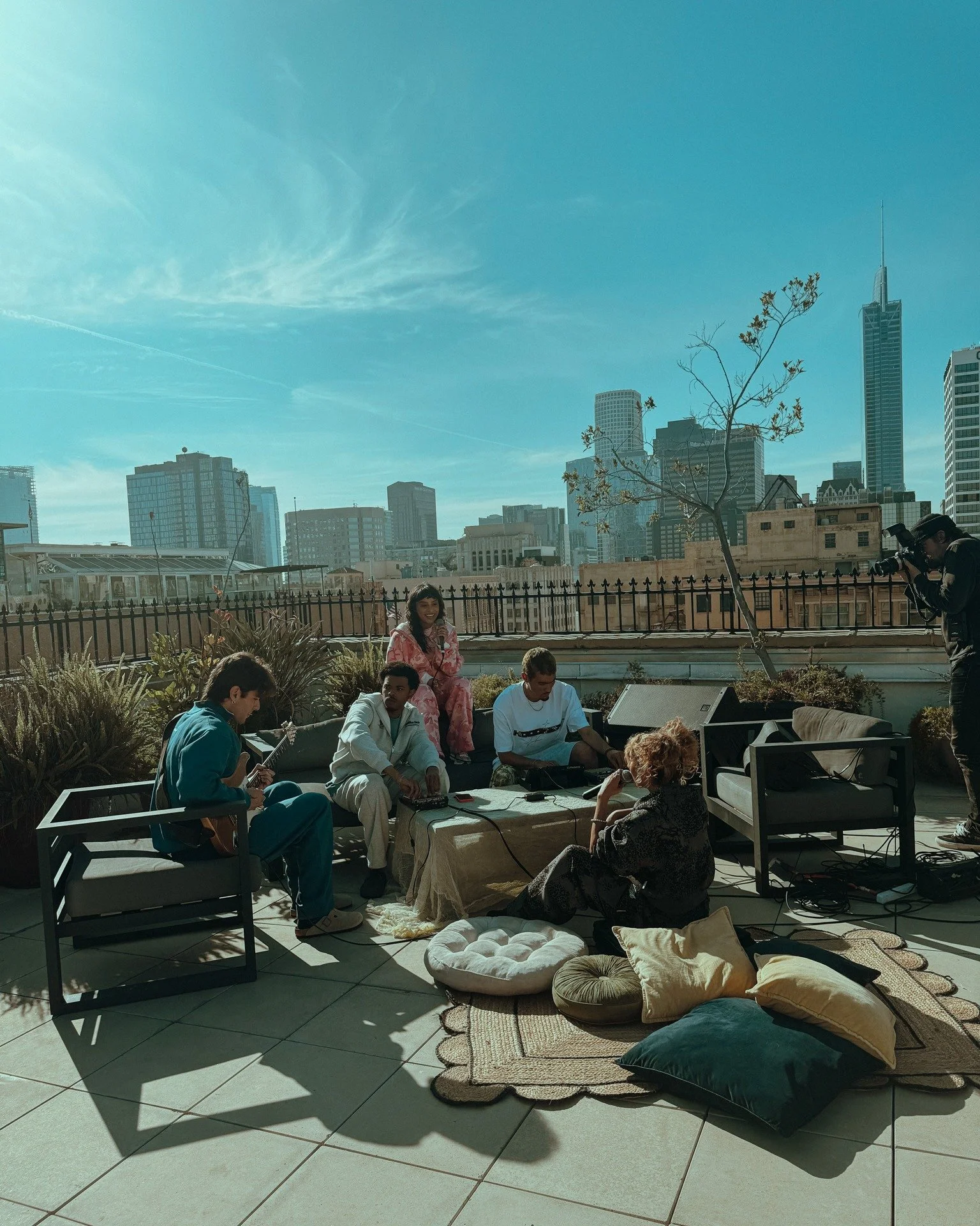 Scenes from the @jdsportus BTS shoot with @rhyme__ritual. Check our feed for the final edits.