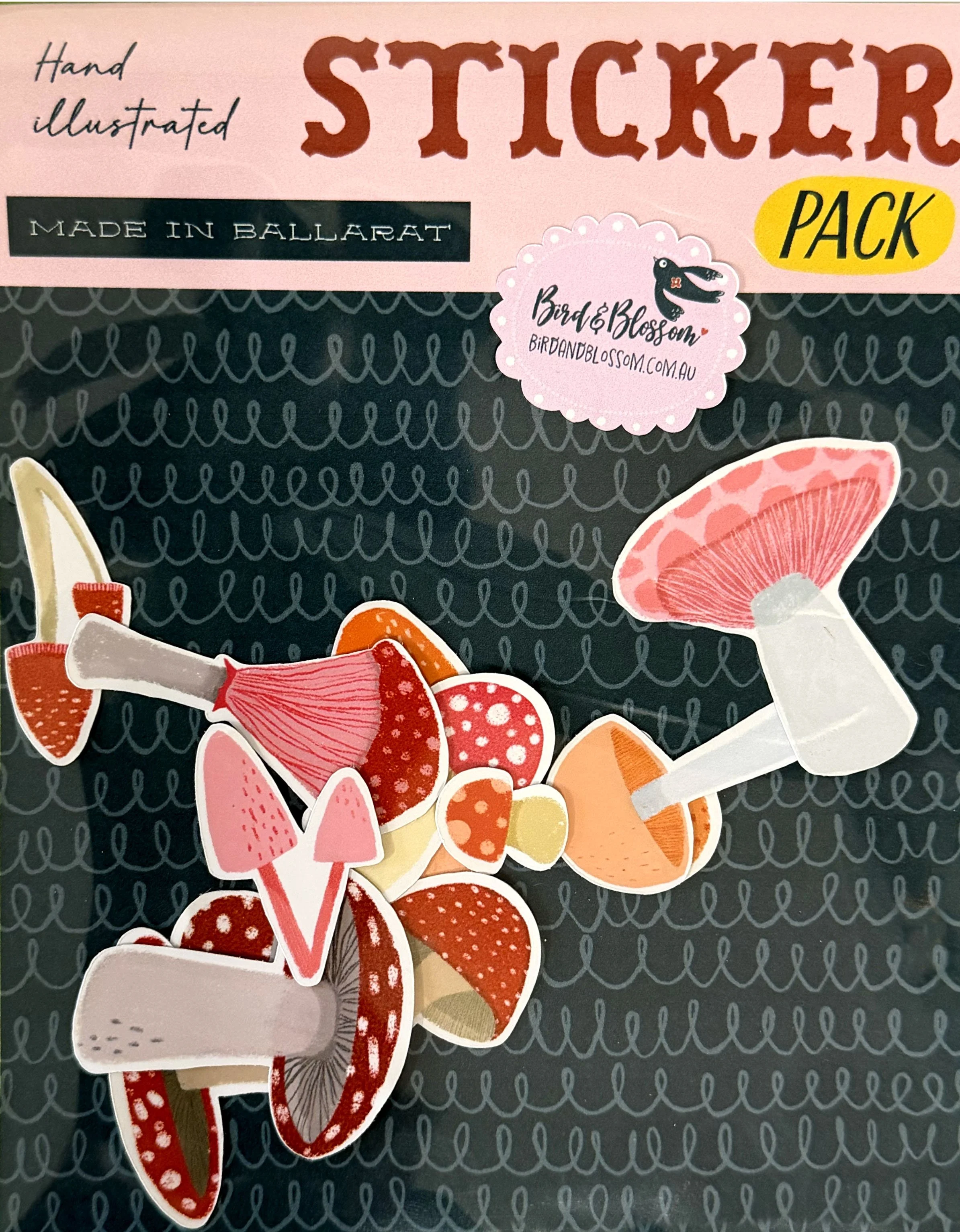 Toadstools Sticker Pack