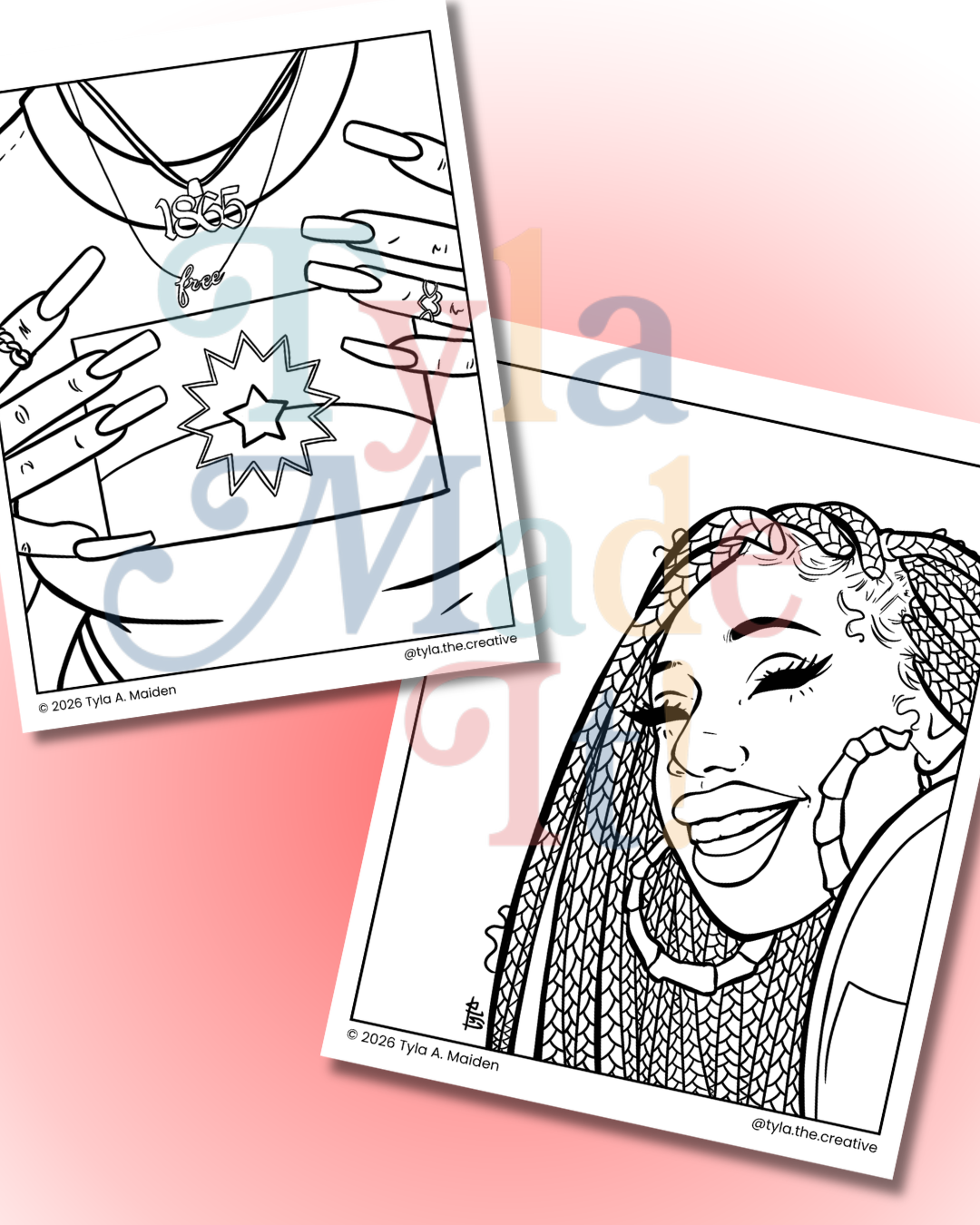 Juneteenth Coloring Bundle 🖍️ Digital Download Coloring Pages