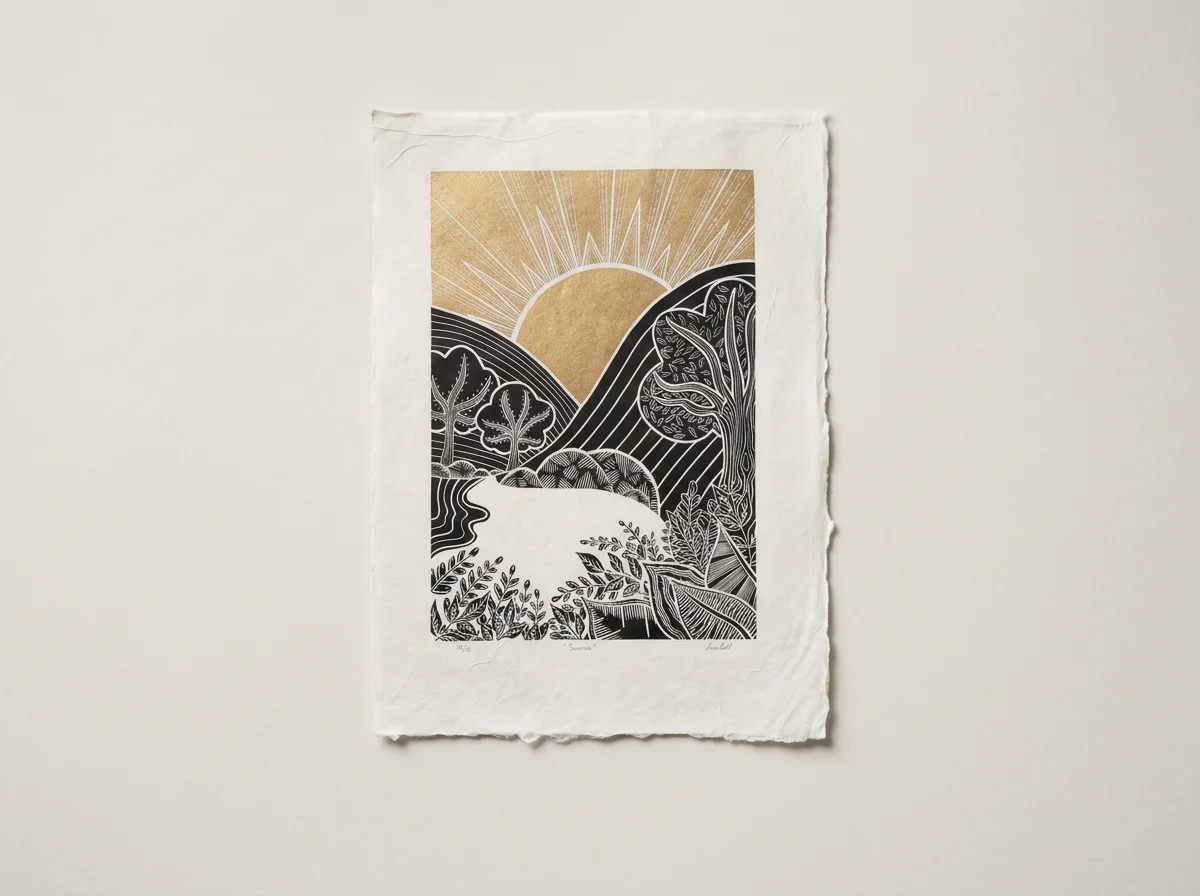 Sunrise - Limited Edition Lino Print