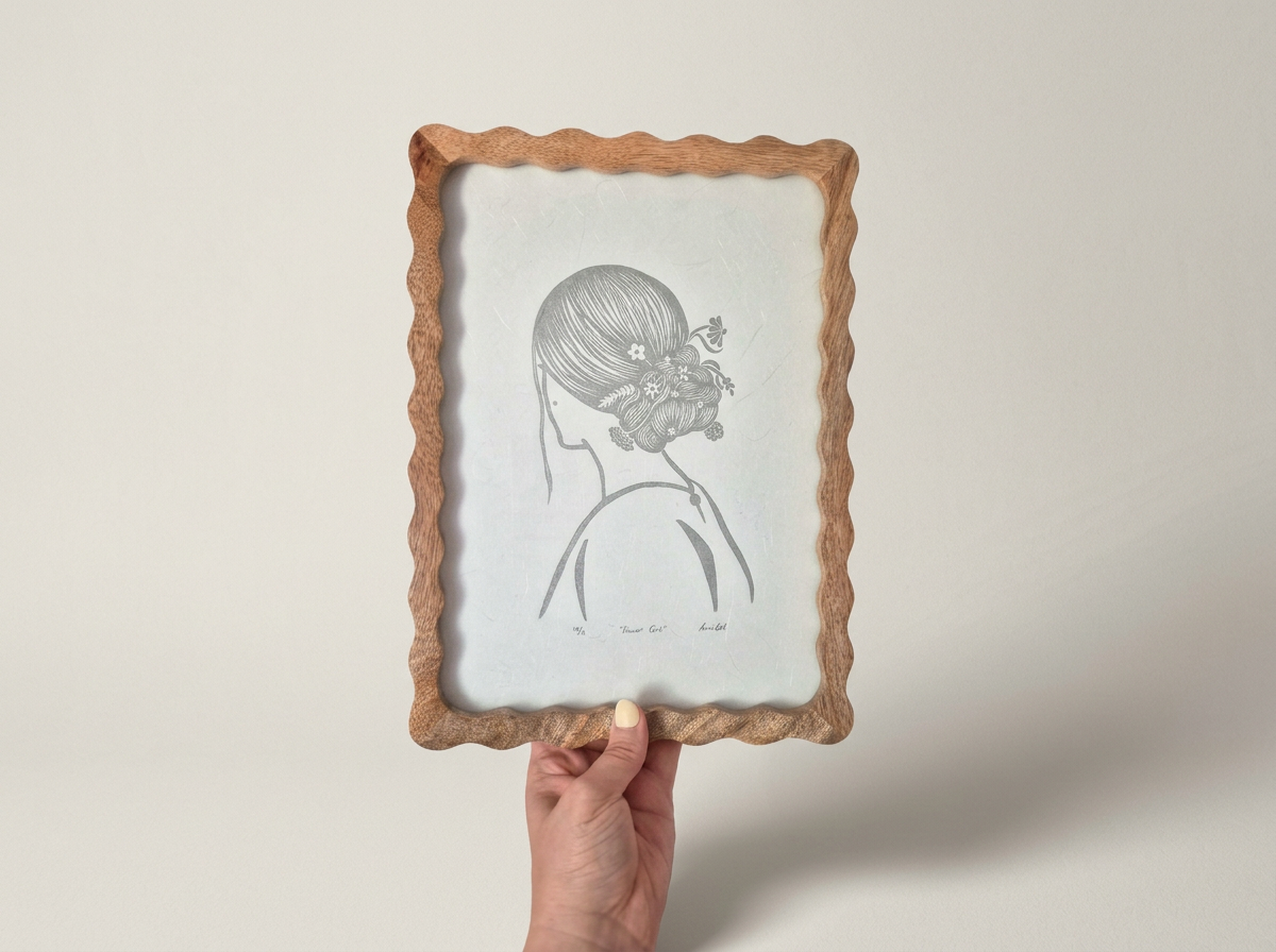 Flower Girl - Limited Edition Lino Print
