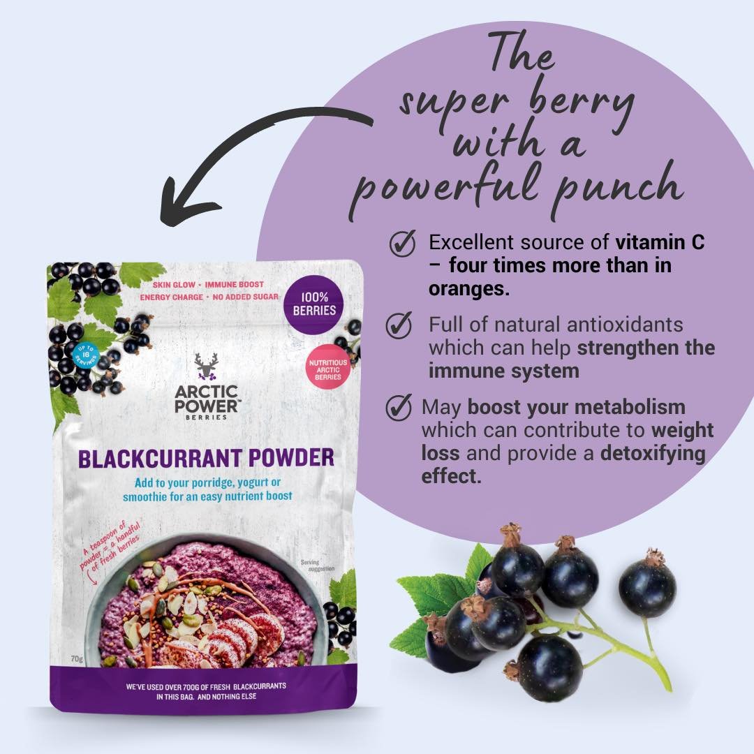 These small berries pack a powerful punch when it comes to nutrition and health benefits 💜 

With their rich array of vitamins and minerals and their incredible antioxidant benefits - plus four times more vitamin C than oranges, adding our blackcurr