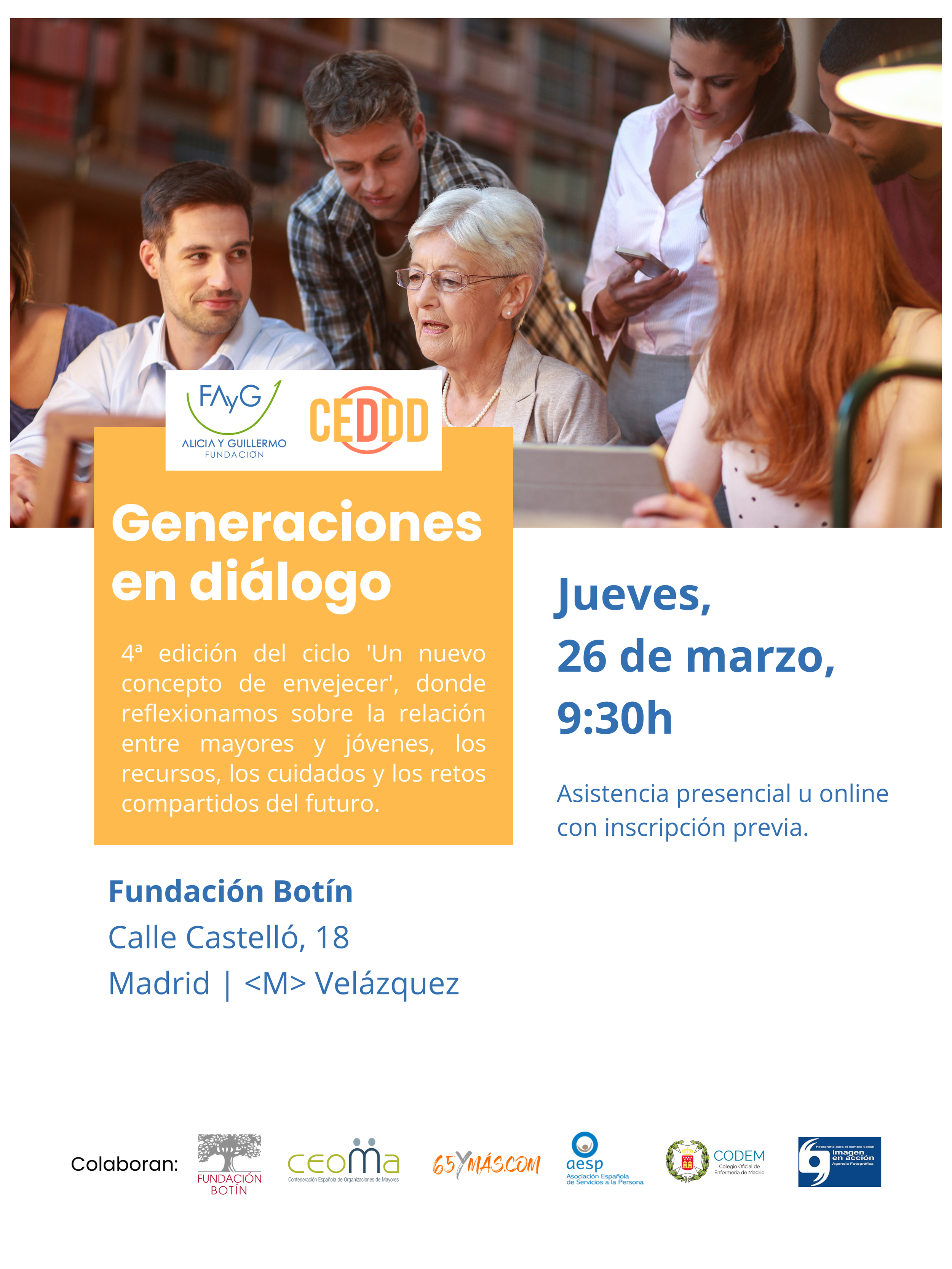 IV Jornada ‘Un nuevo concepto de envejecer: Generaciones en Diálogo’