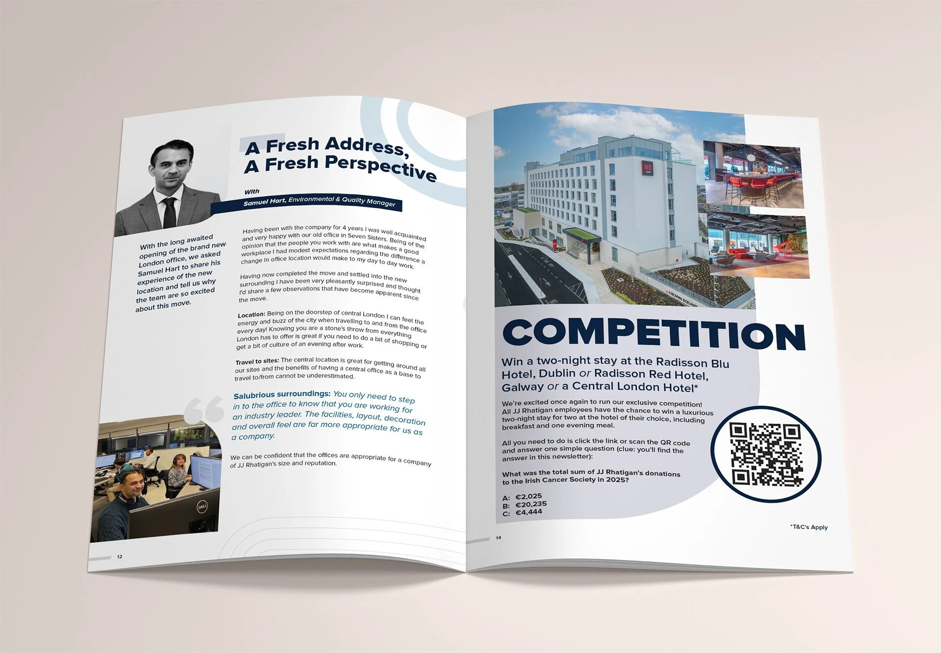 Newsletter spread 2
