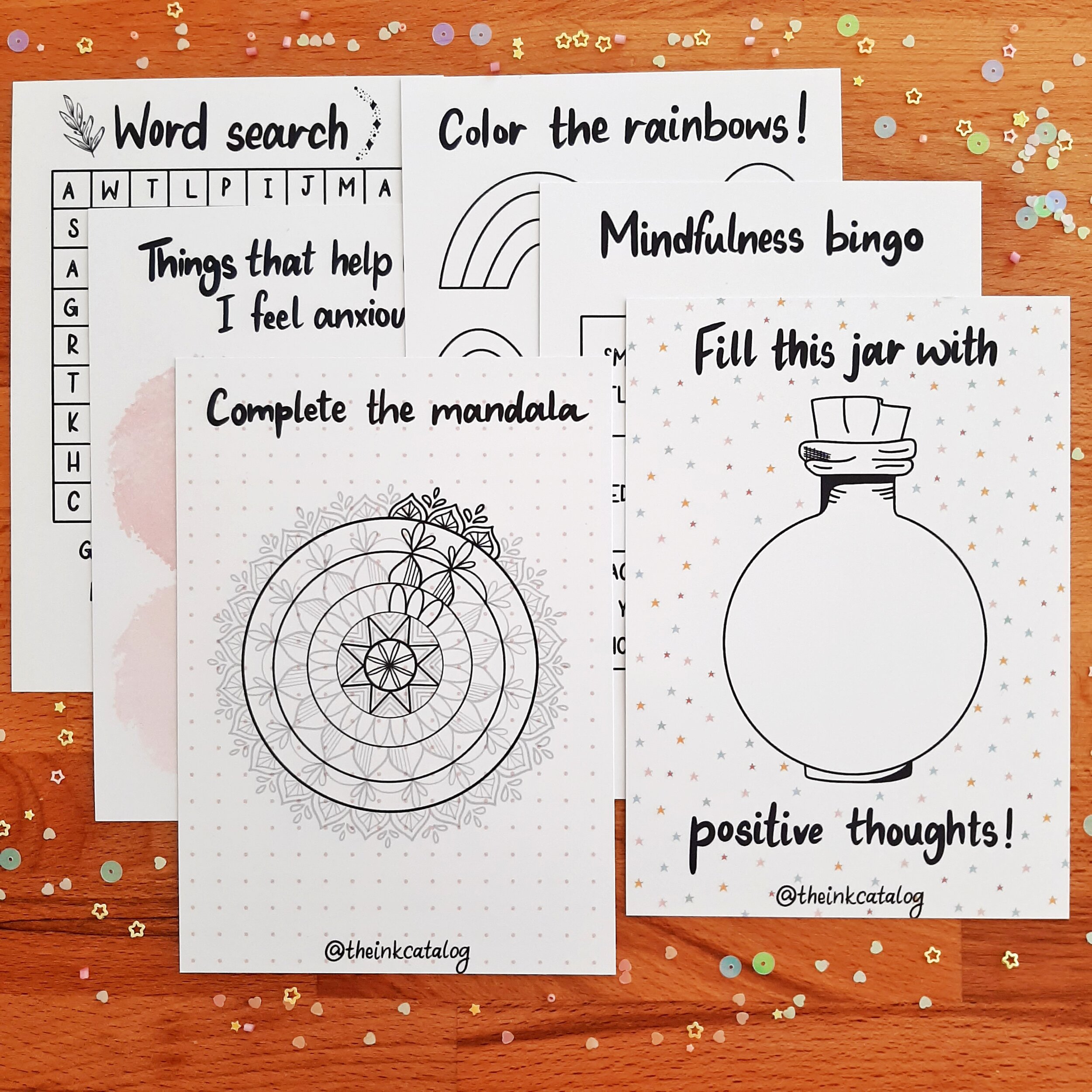 Activity cards