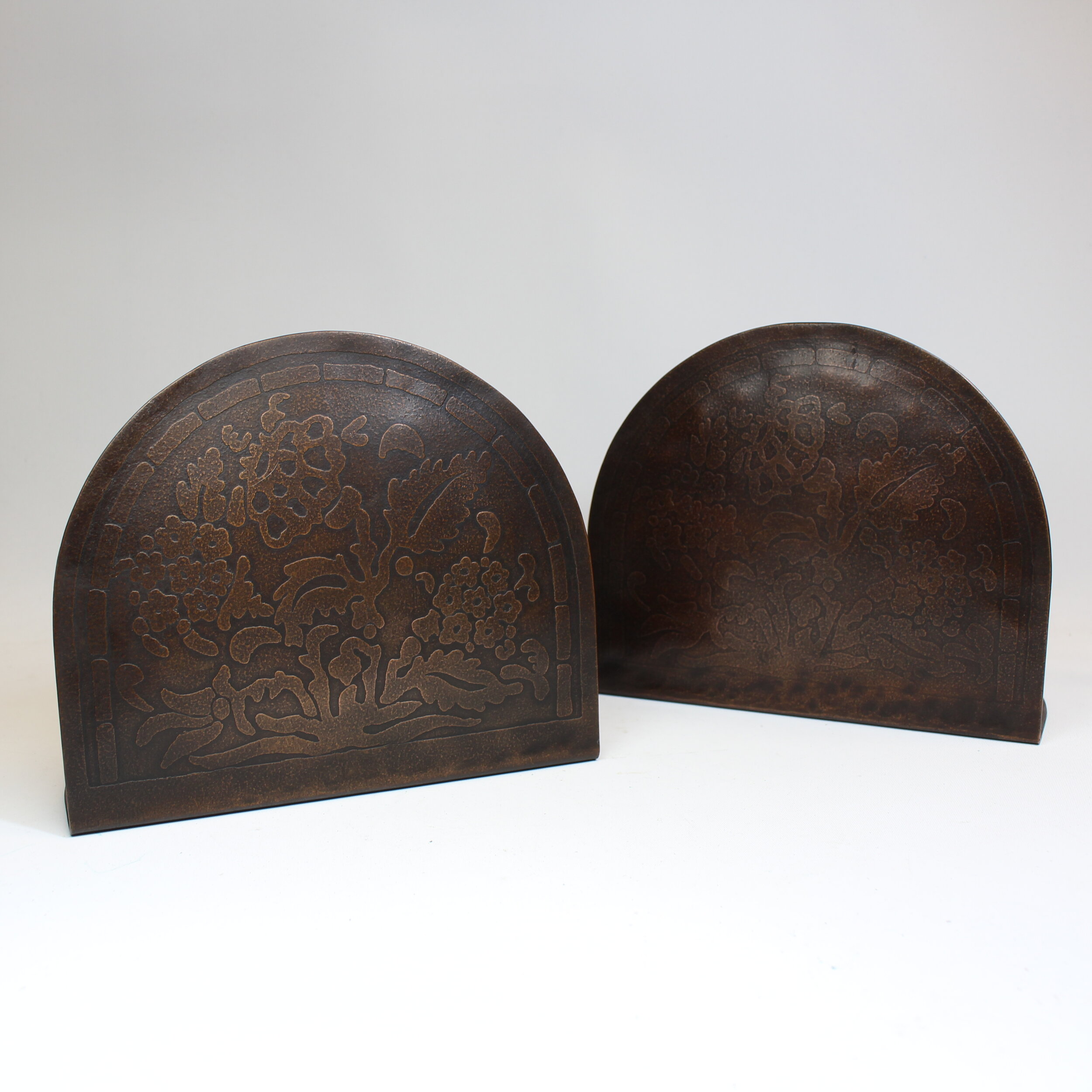 Ralph Grimm Acid Etched Bookends