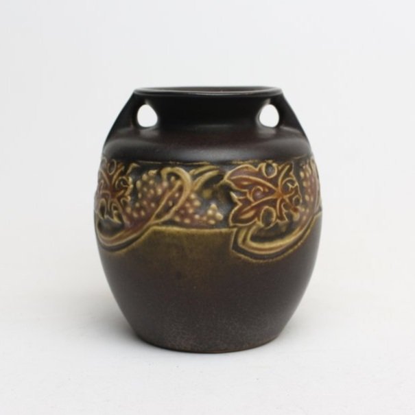 SOLD, Roseville Pottery Rosecraft Vintage Vase