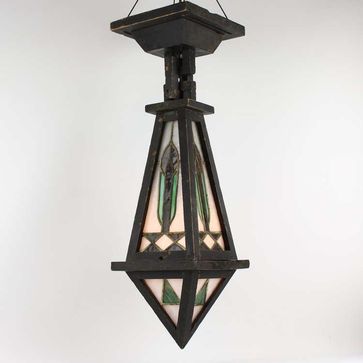 SOLD, W.B. Brown One Light Pendant, No. 271