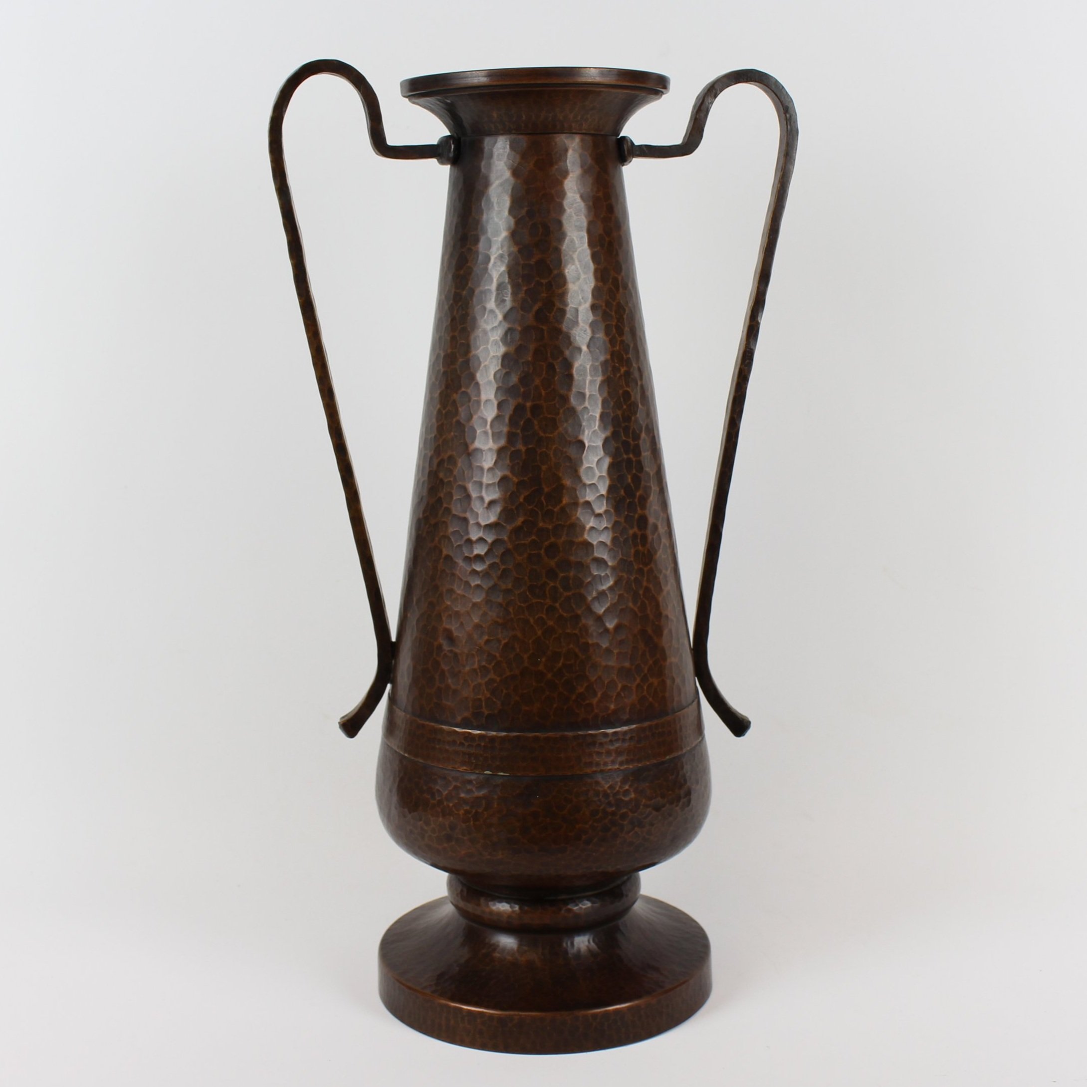Large Turchin Two-Handled Copper Vase