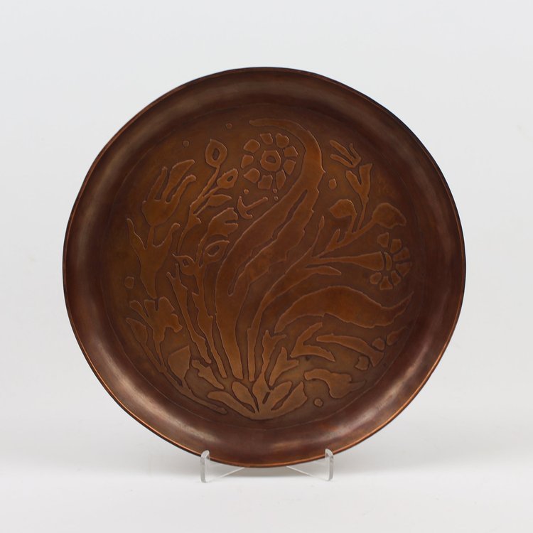 Ralph Grimm Acid-Etched Copper Tray
