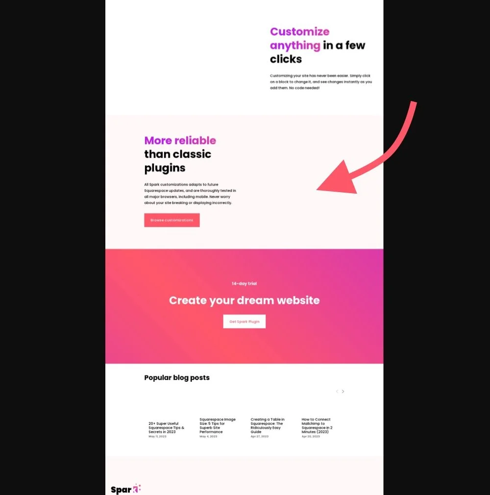 How to Link to a Section in Squarespace Using Anchor Links (2 Easy Ways!)