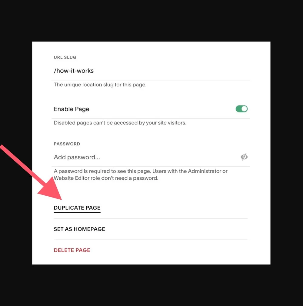 How to Duplicate a Page in Squarespace: 3 Easy Steps