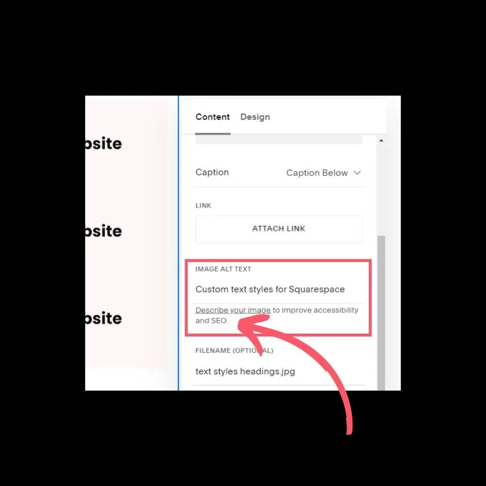 How to Add Alt Text to Images in Squarespace in 2025