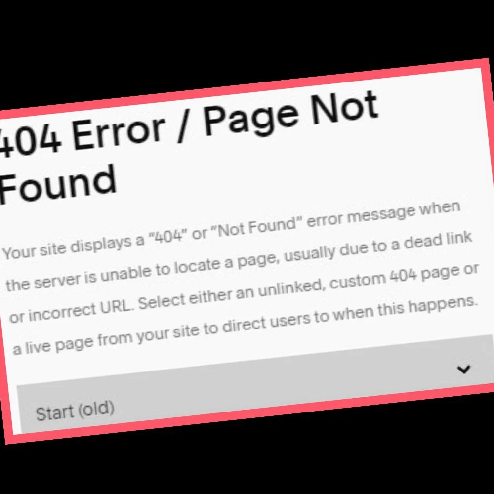 How to Create a Custom 404 Page in Squarespace (+ 5 Tweaks)
