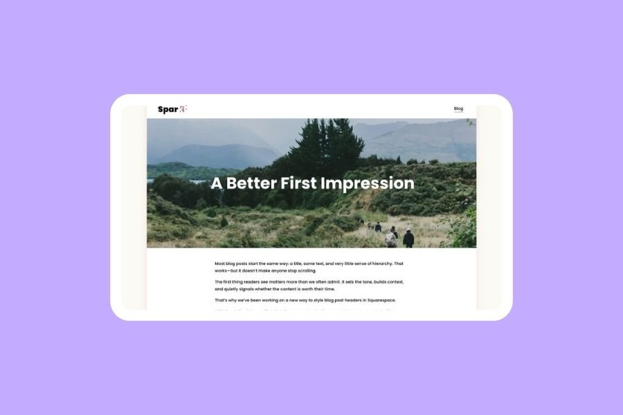 How to Add a Blog Post Banner Image in Squarespace (2026)