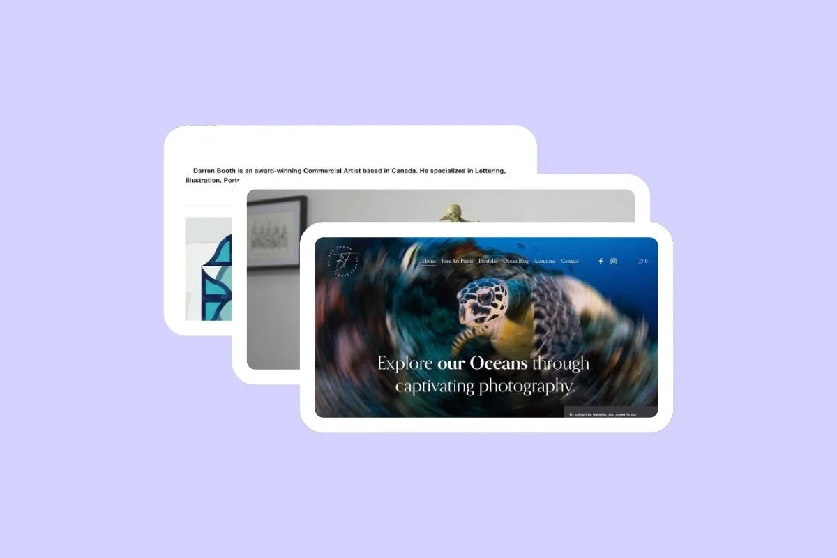 Squarespace for Artists: 20+ Eye-catching Website Examples