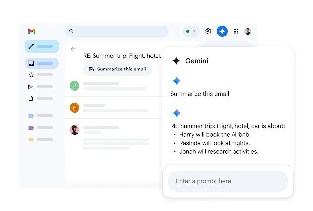 Gemini AI in Squarespace