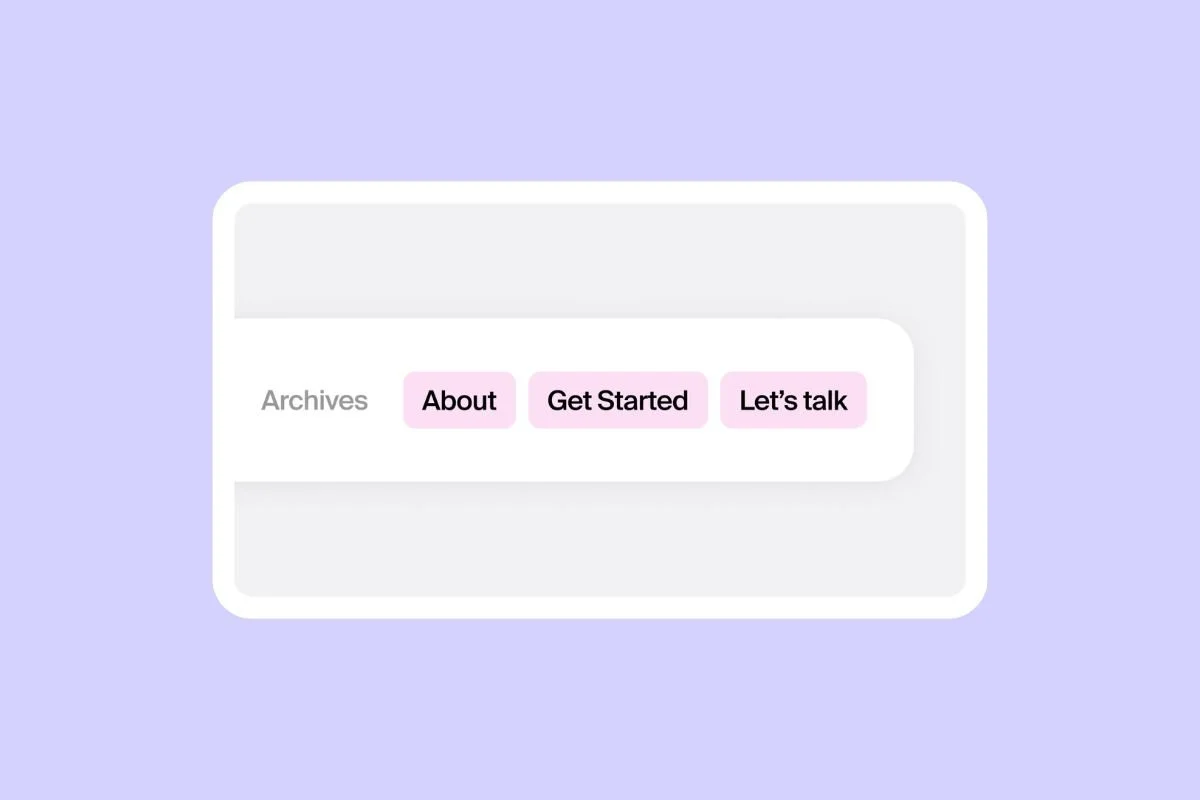 Squarespace multiple header buttons main image