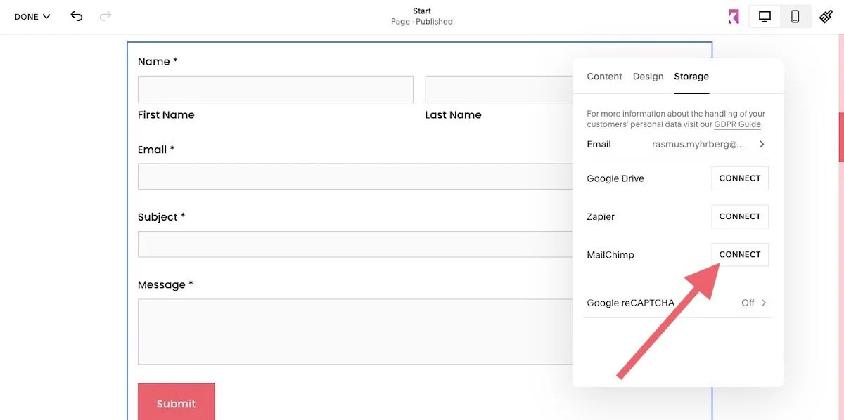 How to Connect Mailchimp to Squarespace in 2 Minutes (2023)