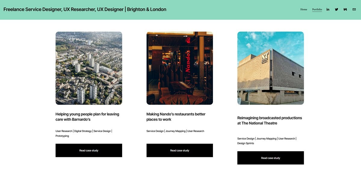 Mat Walker UX portfolio
