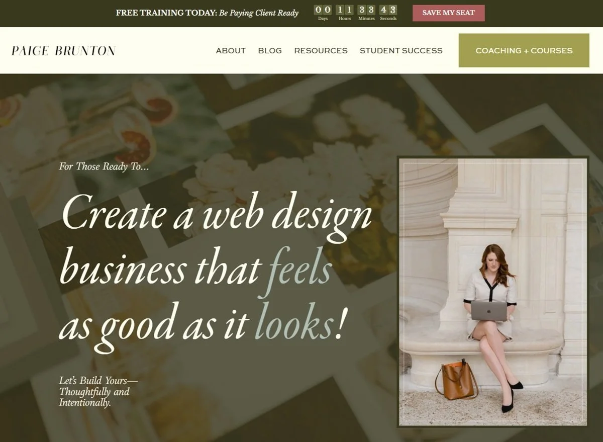 Paige Brunton homepage