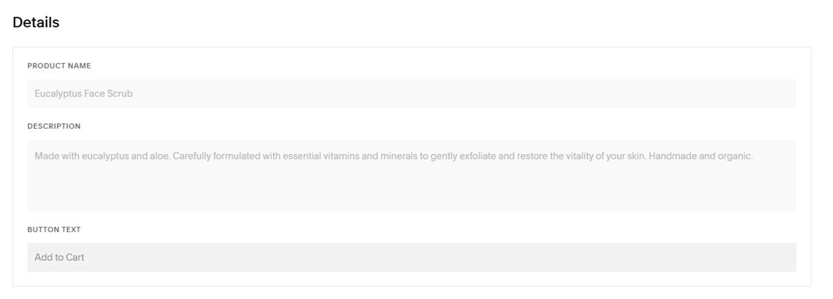 Product details