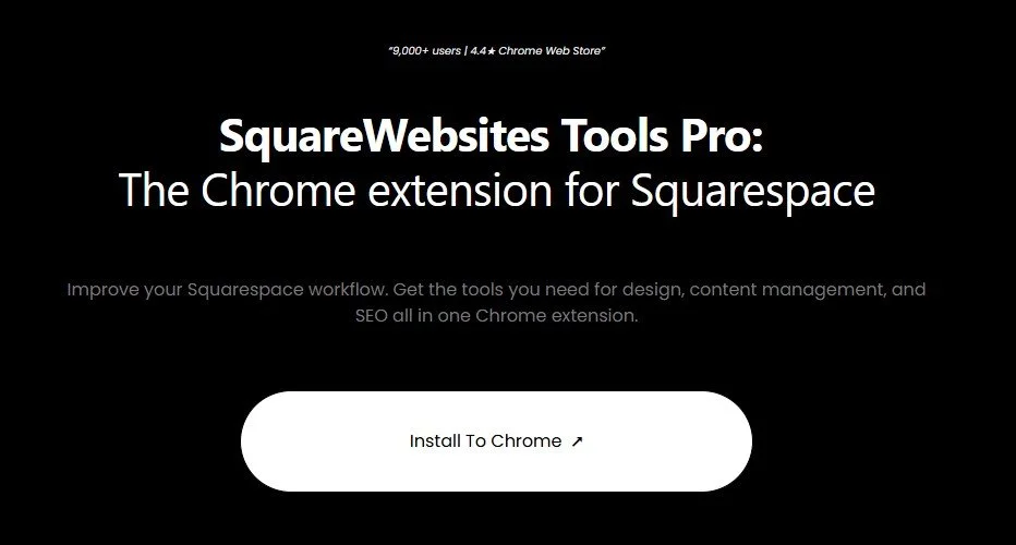 SquareWebsites Chrome extension