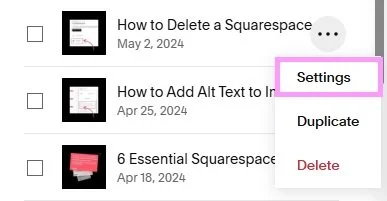 How to edit a blog post